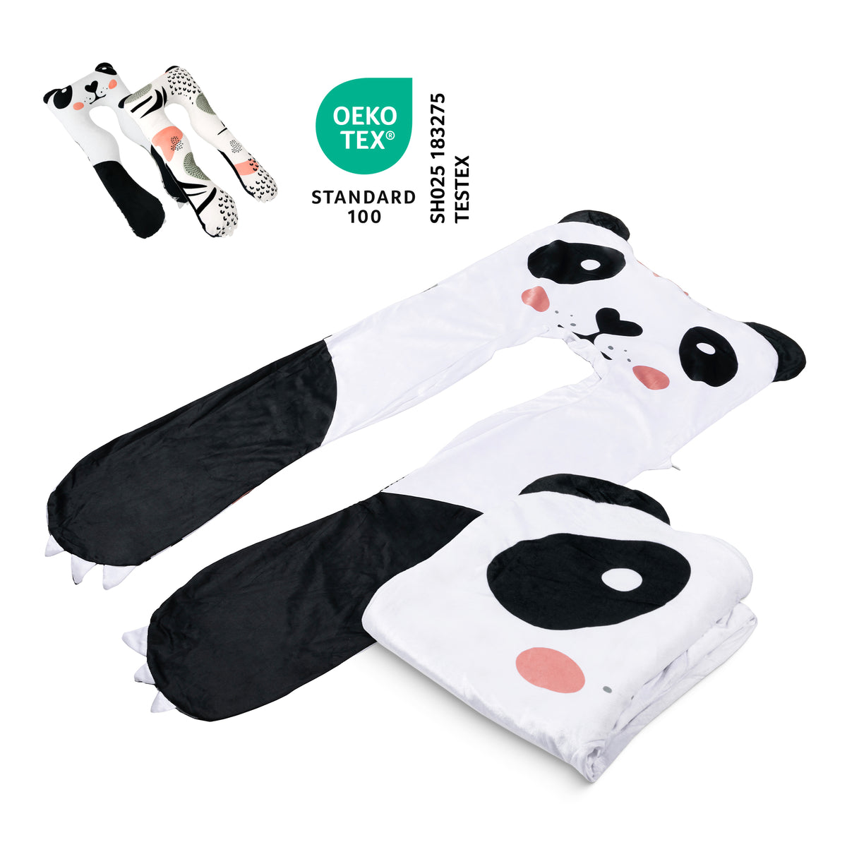 Poszewka zamienna do poduszki dziecięcej - mikroplusz (panda)