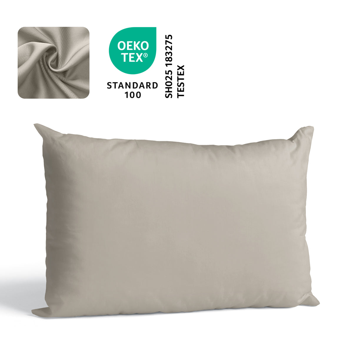 Bawełniana poszewka na poduszkę – 70x50 i 80x80 cm – certyfikat OEKO-TEX