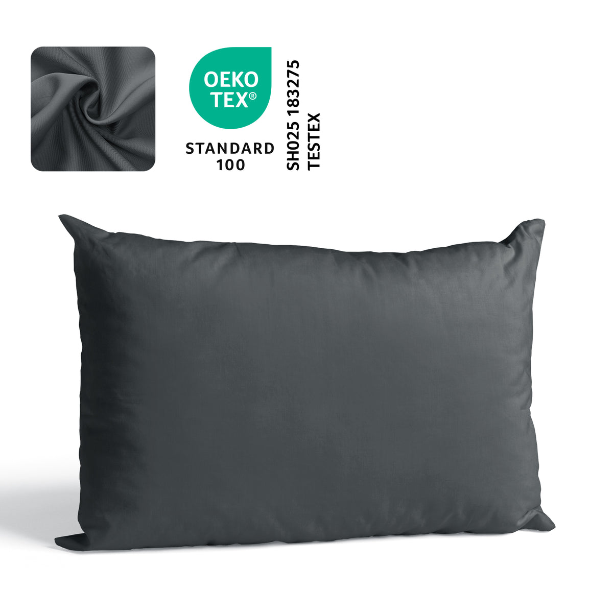 Bawełniana poszewka na poduszkę – 70x50 i 80x80 cm – certyfikat OEKO-TEX