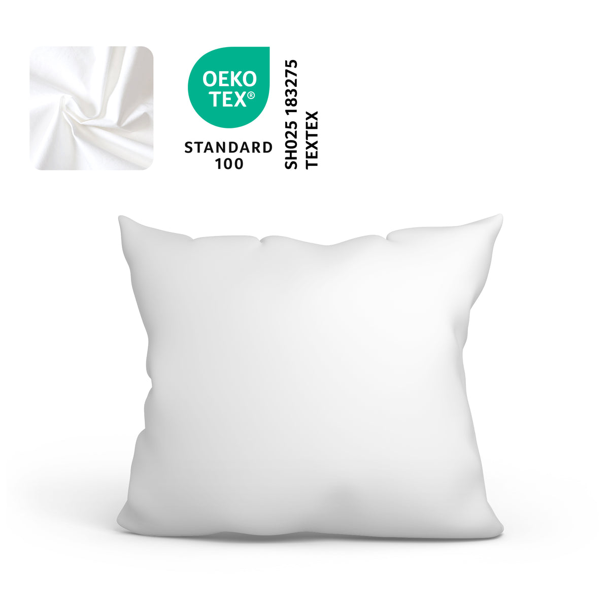 Kopfkissenbezug Baumwolle – 70x50 & 80x80 cm – OEKO-TEX zertifiziert