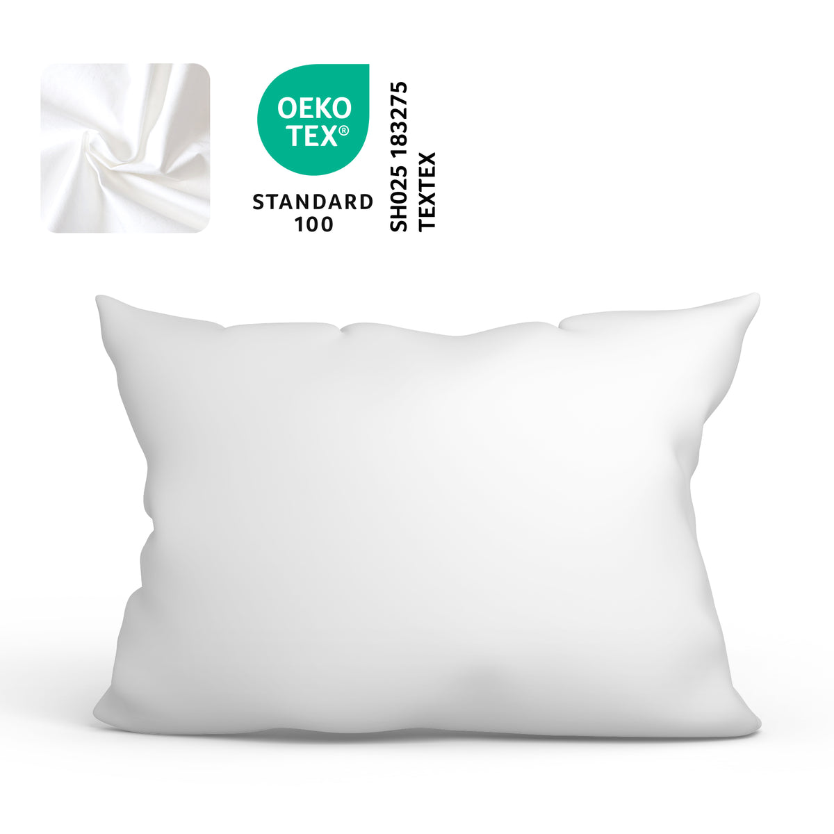 Bawełniana poszewka na poduszkę – 70x50 i 80x80 cm – certyfikat OEKO-TEX