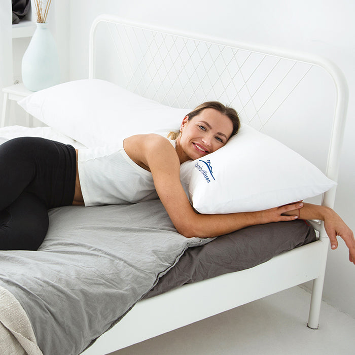 Ergonomiczna poduszka dla osób śpiących na boku