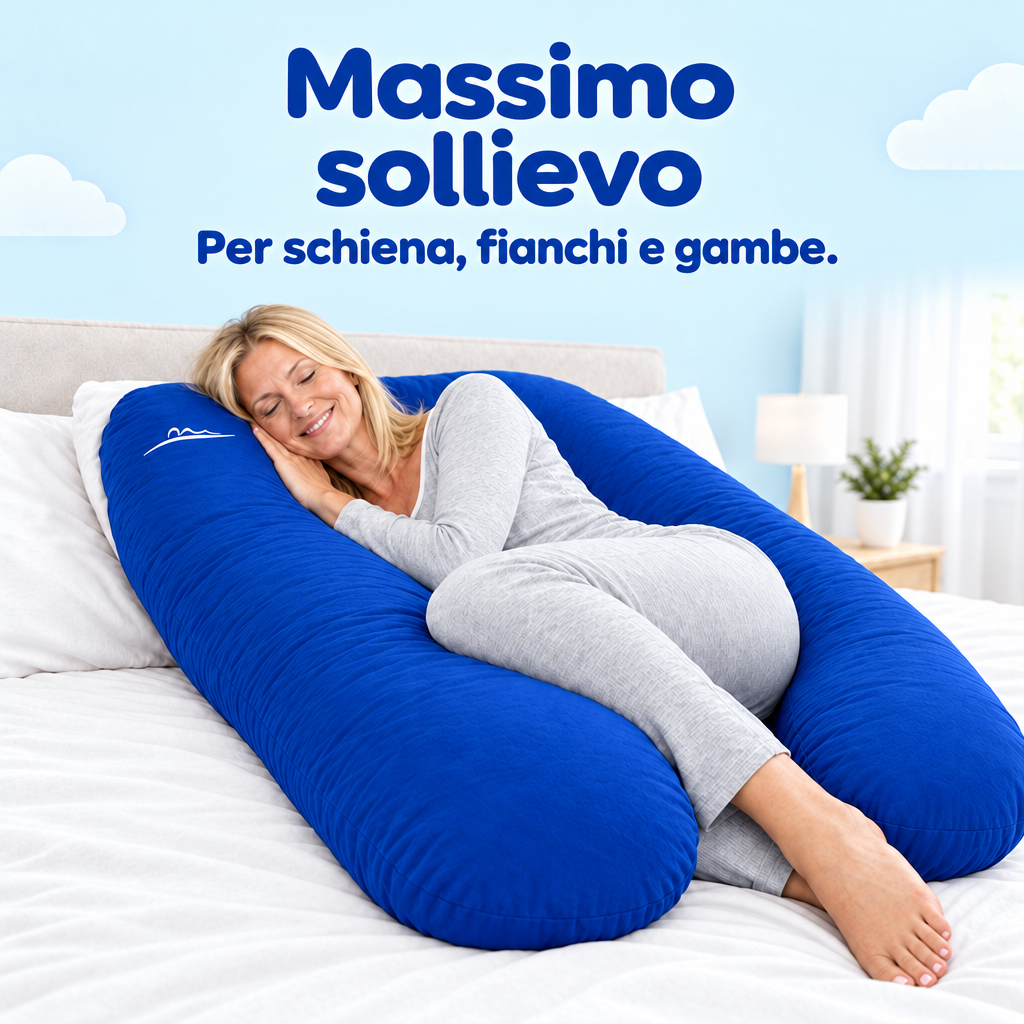 Maksymalne odciążenie: plecy, biodra i nogi – Niebieski