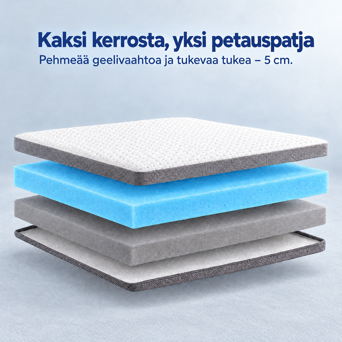 2-in-1 Komfort Topper – dwie warstwy