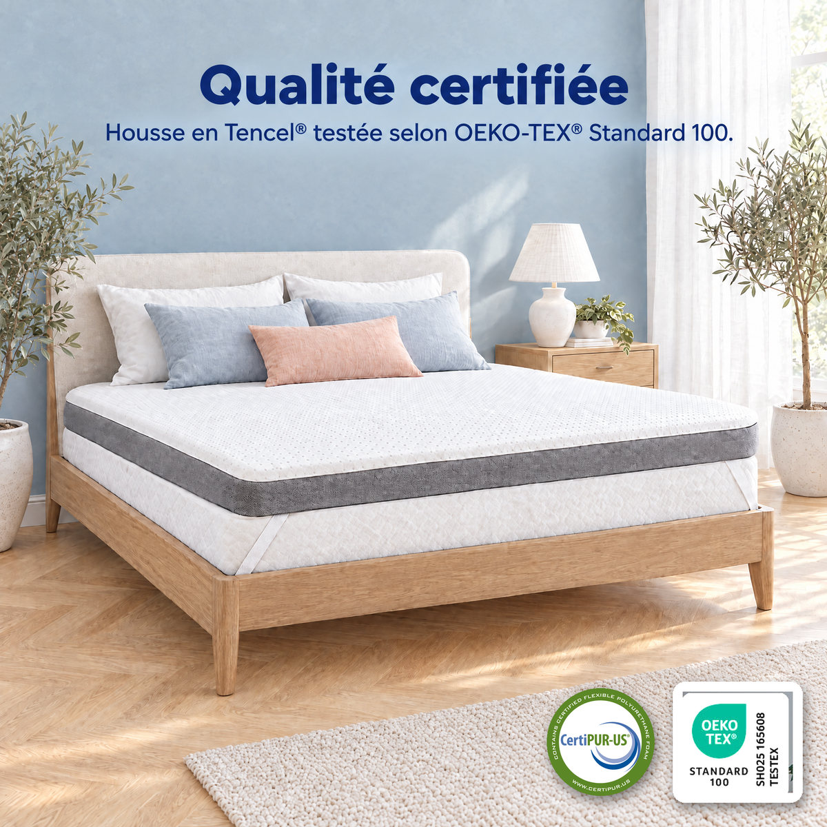 2-in-1 Komfort Topper – certyfikowana jakość