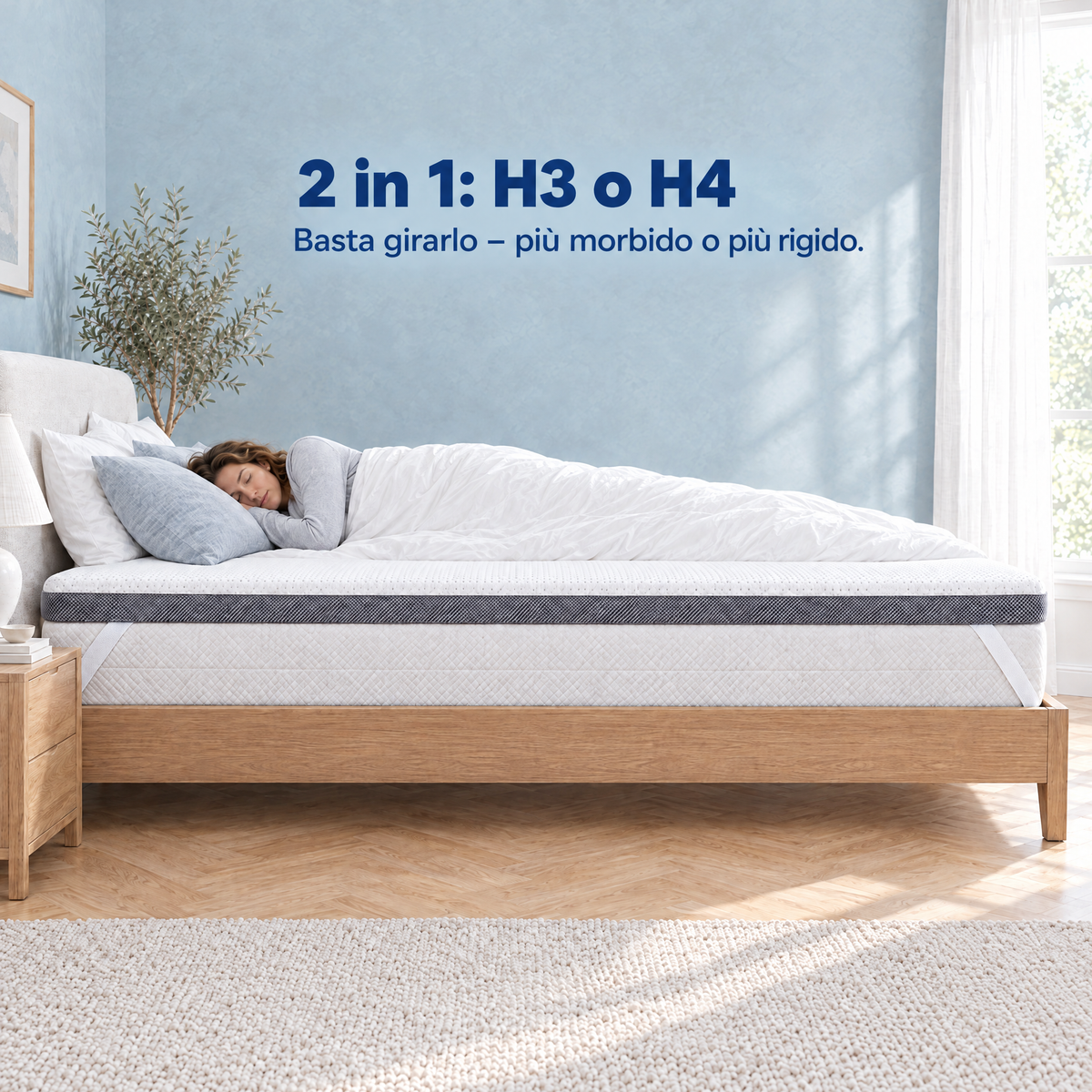 2-in-1 Komfort Topper – stopień twardości H3 lub H4