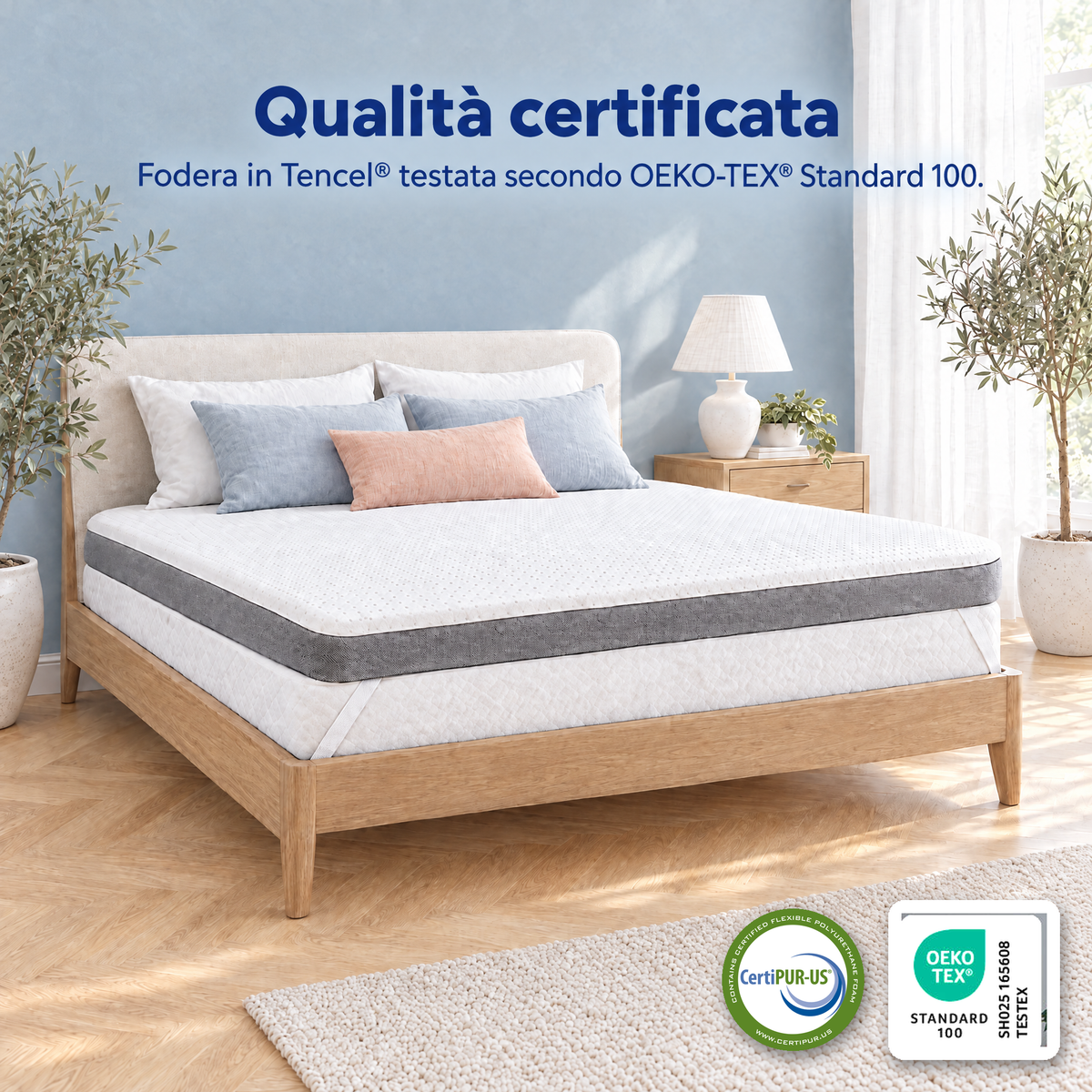 2-in-1 Komfort Topper – certyfikowana jakość