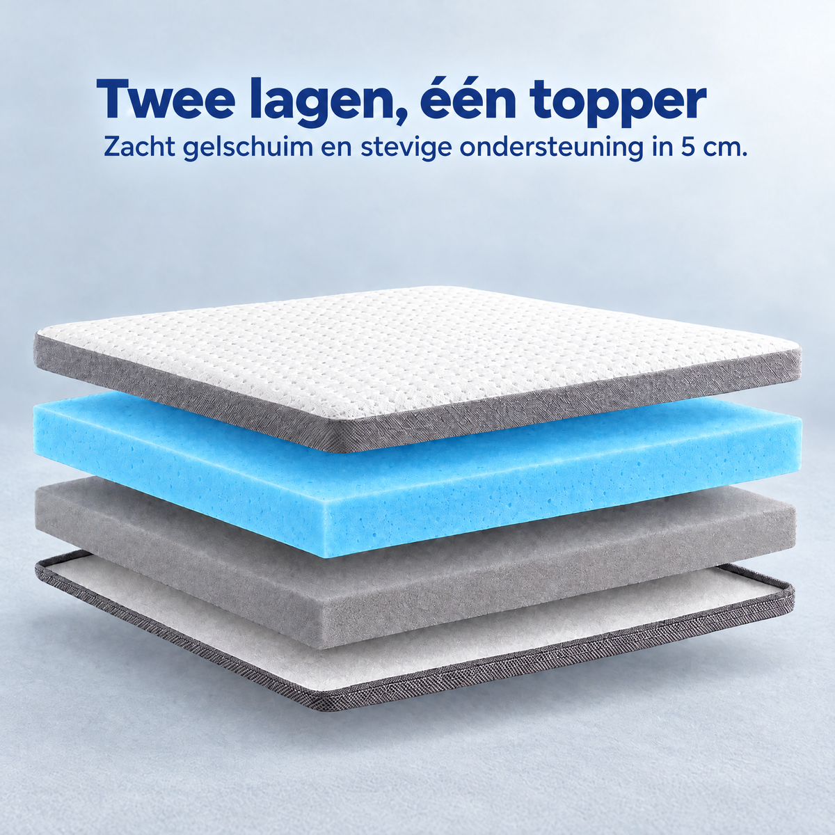 2-in-1 Komfort Topper – dwie warstwy