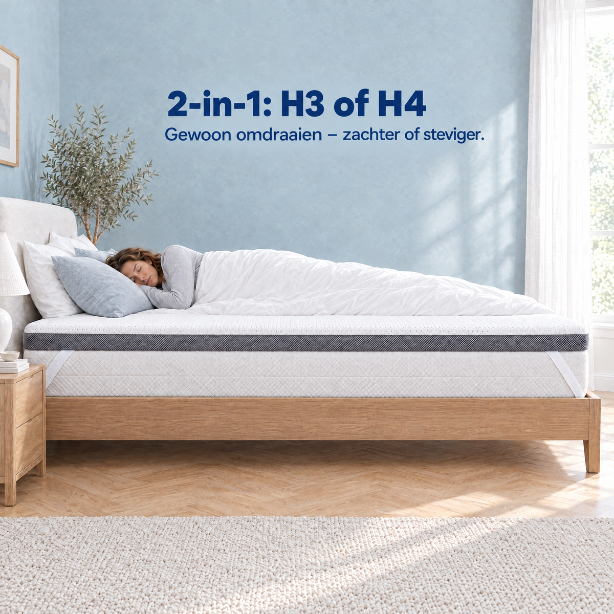 2-in-1 Komfort Topper – stopień twardości H3 lub H4