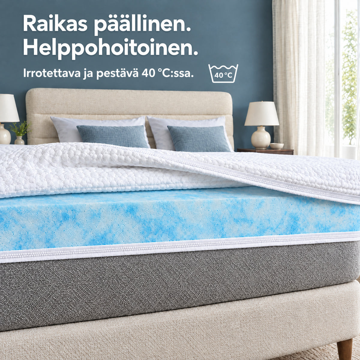 Dream Topper – Świeży pokrowiec. Łatwa pielęgnacja.