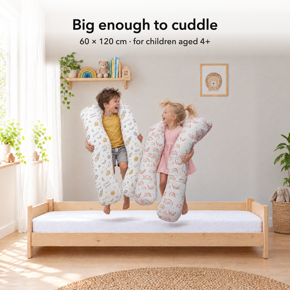 Planet – Size 60 × 120 cm compared with children