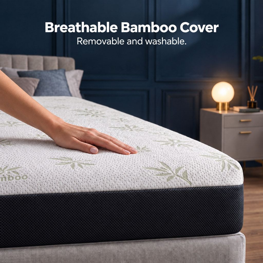Premium Komfort Topper – bamboo cover