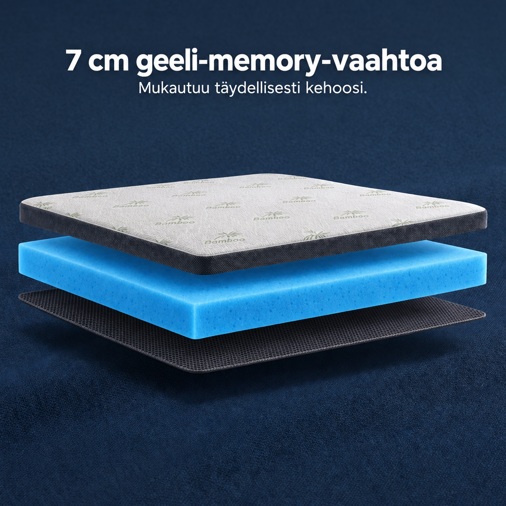 Premium Komfort Topper – budowa warstw